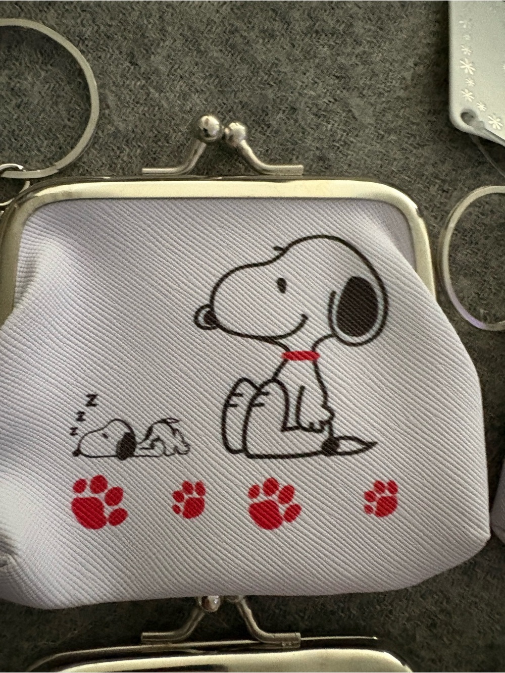 Snoopy Coin Purse Keychain choose your design - Picture 2 of 11